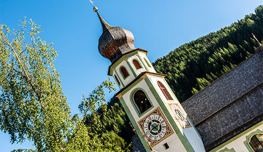 Chiesa di San Cassiano sotto la neve